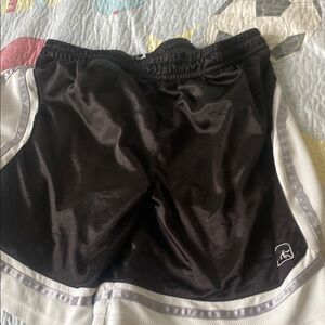 Black and White Athletic Shorts